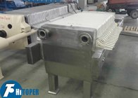 anti-corrosion plate and frame filter press with PP plate amp stainless steel structure