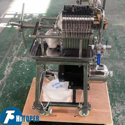 Liquid Honey Filtration Multi-Layer Stainless Steel Filter Machine With Centrifugal Pump