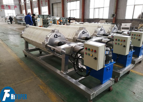 Large Filter Area Round Cotton Cake Filter Press For Convenient Operation And Maintenance