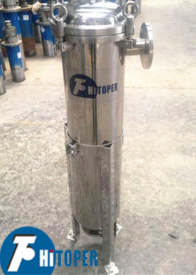Large Processing Capacity 17L Volume Vertical Bag Filter Housing