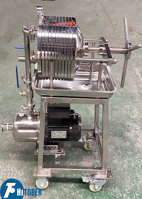 Liquid Honey Filtration Multi-Layer Stainless Steel Filter Machine With Centrifugal Pump