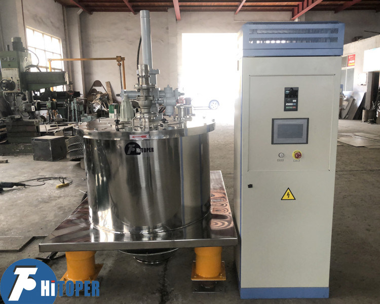 Platform Base Centrifuge continuous working process with intermittent feeding and unloading for coconut oil filtration and separation