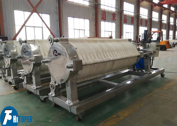Large Filter Area Round Cotton Cake Filter Press For Convenient Operation And Maintenance