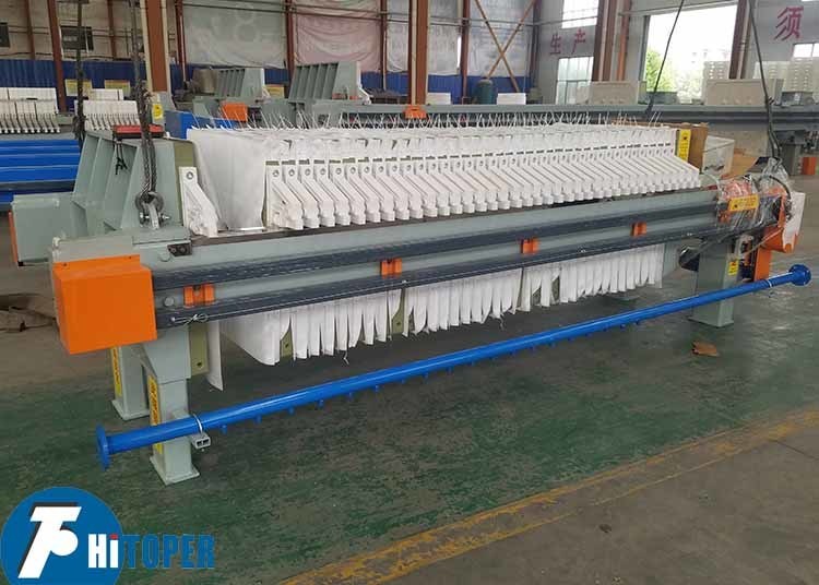 Membrane Filter Press Equipped with Membrane Plate Expansion Design for Effective Cake Drying and Moisture Reduction