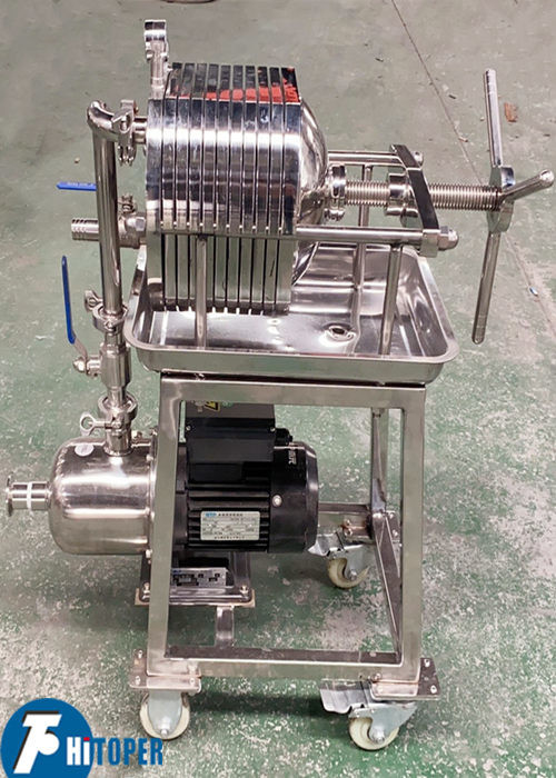 Liquid Honey Filtration Multi-Layer Stainless Steel Filter Machine With Centrifugal Pump